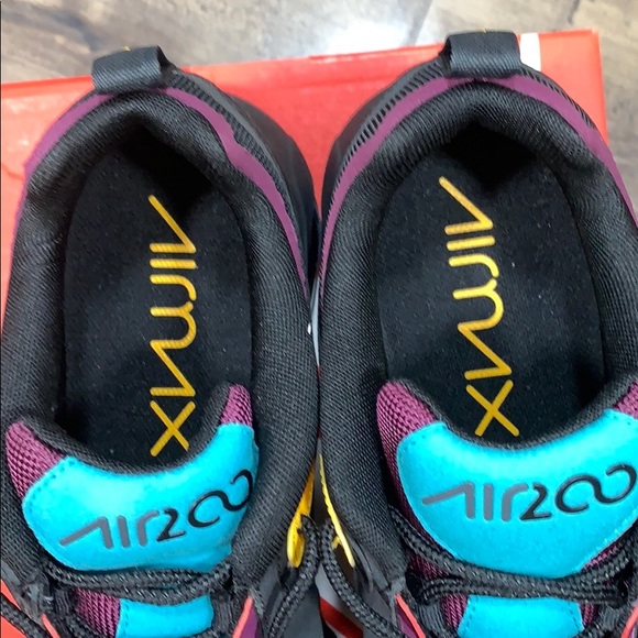 NIKE AIR MAX 200 Bl/Anthracite-Bordeaux - Picture 7 of 16